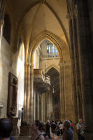 Inside St Vitus’ cathedral