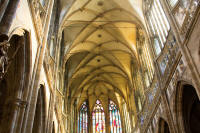 Inside St Vitus’ cathedral