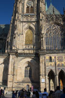 Composite of side of St Vitus’ cathedral