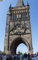 Eastern side of the Old Town bridge tower, Charles Bridge