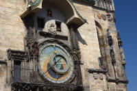 Astronomical Clock performing on the hour