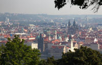 Church of Our Lady before Týn from Petřín Hill
