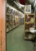 Cold war memorabilia inside the Parukarka nuclear bunker