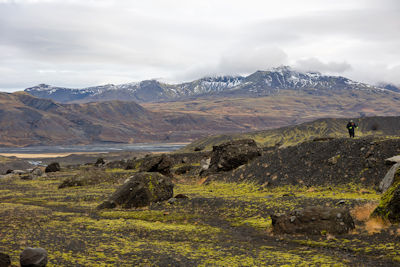 The valley and mountains