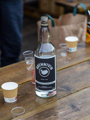 Bottle of Brennivín