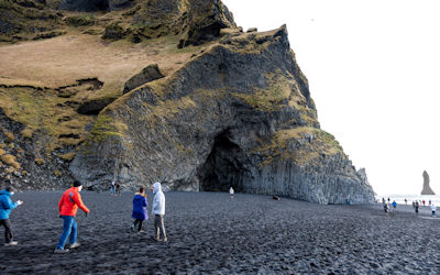 Basalt columns at Reynisfjara