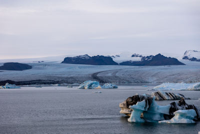 Panorama of Breiðamerkurjökull