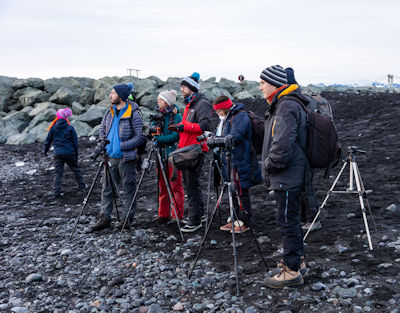 Photographers, waiting for sunset?