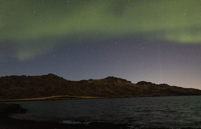 Northern lights not quite in focus