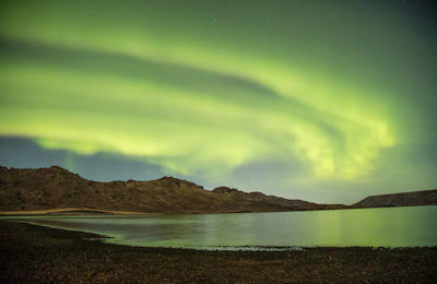 Northern lights and the Plough
