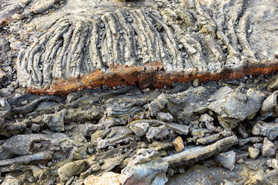 Close-up of lava