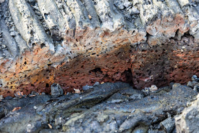 Close-up of lava