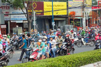 Morning traffic, Ho Chi Minh city