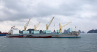 Ship carrying rock