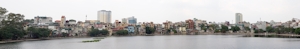 Panorama of buildings to the north of hồ (lake) Thanh Nhàn