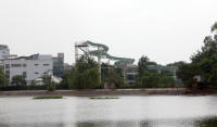 Derelict water park to the west of hồ Thanh Nhàn
