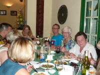 LtoR: Dan, Sally, Greta , Polly, tourist, Christine, Pauline