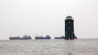 Green lighthouse