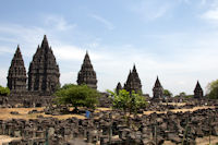 Candi Roro Jonggrang (Roro Jonggrang temple) panorama