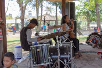 Musicians at Prambanan