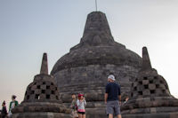 The central stupa