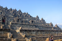 The north side of Borobudur