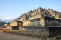 The east side of Borobudur