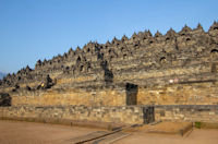 The east side of Borobudur