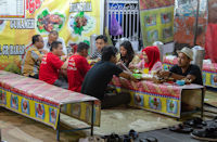 Eating street food