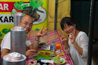 Eating street food