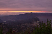 Panorama east of the Tengger caldera