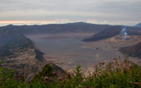The Tengger Sand Sea and Mount Bromo