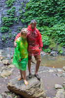 Emily & Jamie Searson pose
