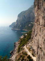 Looking west from end of Giardini di Augusto