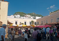Square in Capri town