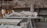 Victim cast and artifacts