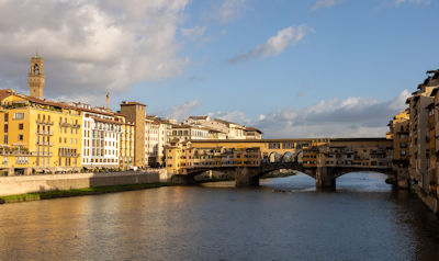 Ponte Vecchio in the afternoon from the East