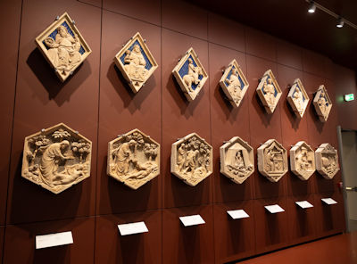 Bas relief panels from the campanile