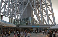 The base of the Skytree