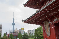 Skytree from the temple area