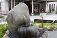 Spring outside JR Nikko railway station