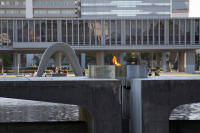 Flame of Peace, Pond of Peace, Cenotaph for A-Bomb Victims, and Hiroshima Peace Memorial Museum, Peace Memorial Park