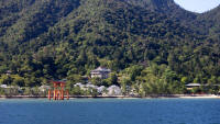 O-torii “floating” gate from the sea