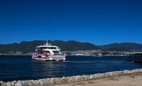 Ferry heading back to Miyajimaguchi on the mainland