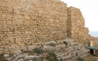 Walled-up doorway