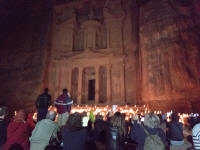 Petra by night