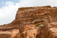 Coloured and eroded rocks