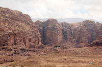 The Royal Tombs and Petra panorama