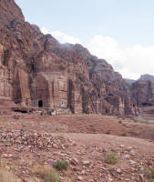 Panorama of the valley below the Urn tomb