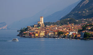 Scaliger castle, Malcesine, from Val di Sogno